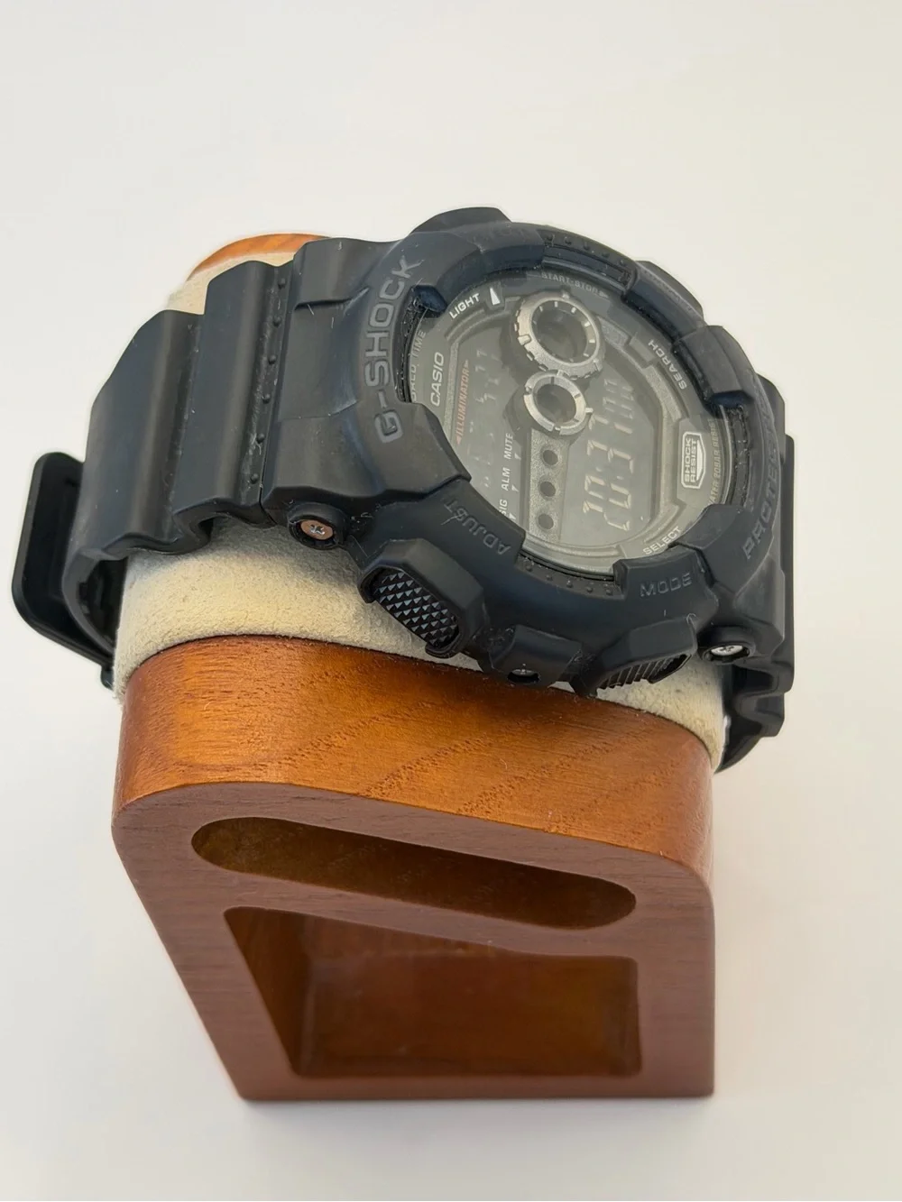 Casio‎ G-Shock GD100-1B black resin digital watch, very good